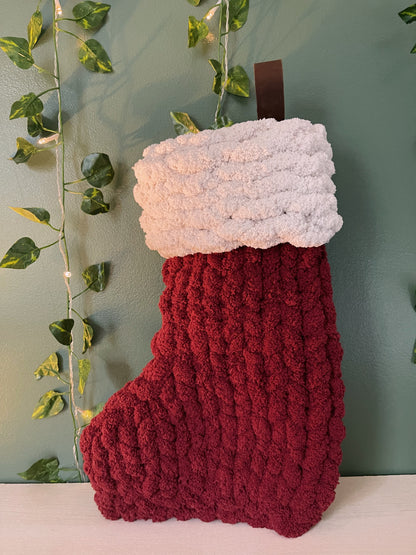 Chunky Knit Stocking